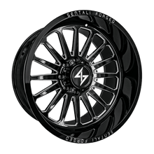 Charger l'image dans la galerie, SF222146276BM - Sentali Forged SF-2 22X14 6X139.7 -76mm Gloss Black Milled - Sentali Forged Wheels Canada