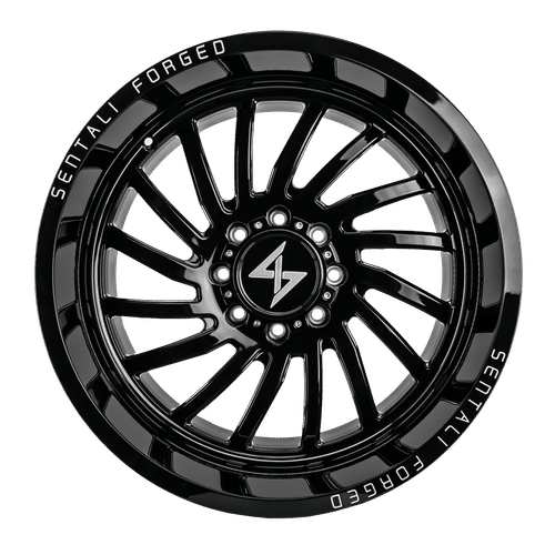 SF226165299GB - Sentali Forged SF-2 26X16 5X139.7 -99mm Gloss Black - Sentali Forged Wheels Canada