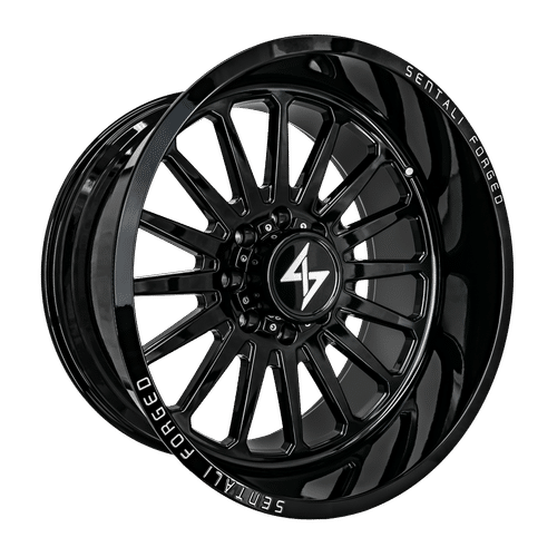 SF224148376GB - Sentali Forged SF-2 24X14 8X170 -76mm Gloss Black - Sentali Forged Wheels Canada