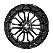 Charger l'image dans la galerie, SF324128344BM - Sentali Forged SF-3 24X12 8X170 -44mm Gloss Black Milled - Sentali Forged Wheels Canada