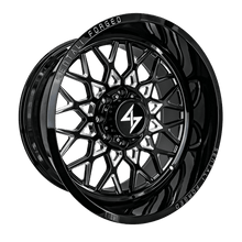 Charger l'image dans la galerie, SF524146176BM - Sentali Forged SF-5 24X14 6X135 -76mm Gloss Black Milled - Sentali Forged Wheels Canada