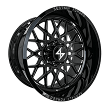 Load image into Gallery viewer, SF524148276GB - Sentali Forged SF-5 24X14 8X180 -76mm Gloss Black - Sentali Forged Wheels Canada