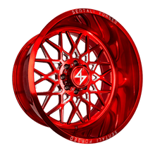 Charger l'image dans la galerie, SF522125244RM - Sentali Forged SF-5 22X12 5X139.7 -44mm Red Milled - Sentali Forged Wheels Canada