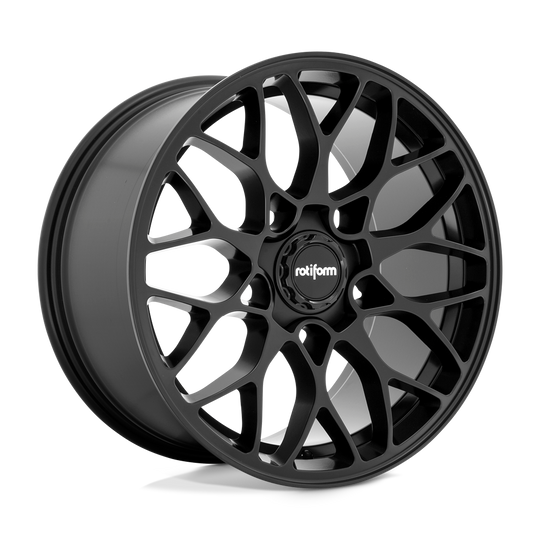 R190190065+40 - Rotiform R190 19X10 5X114.3  40mm Matte Black - Rotiform Wheels Canada