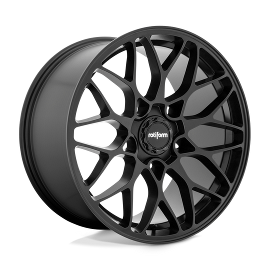 R190200565+40 - Rotiform R190 20X10.5 5X114.3  40mm Matte Black - Rotiform Wheels Canada