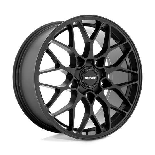 R190200500-20 - Rotiform R190 20X10.5 BLANK  20mm Matte Black - Rotiform Wheels Canada