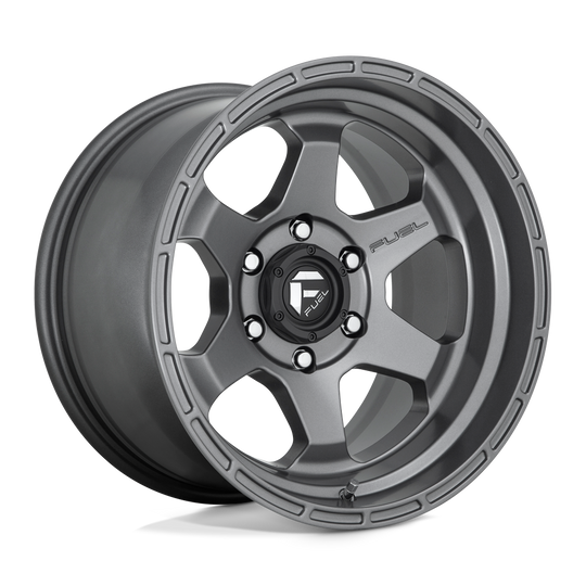 D66517008447 - Fuel Off-Road D665 Shok 17X10 6X139.7 -18 mm Matte Anthracite - Fuel Off-Road Wheels Canada