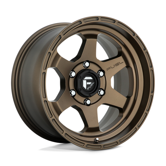 D66617908750 - Fuel Off-Road D666 Shok 17X9 6X114.3 ET 1mm Matte Bronze - Fuel Off-Road Wheels Canada