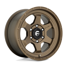 Charger l'image dans la galerie, D66617908457 - Fuel Off-Road D666 Shok 17X9 6X139.7 20mm Matte Bronze - Fuel Off-Road Wheels Canada