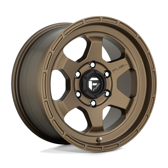 D66617908457 - Fuel Off-Road D666 Shok 17X9 6X139.7 20mm Matte Bronze - Fuel Off-Road Wheels Canada