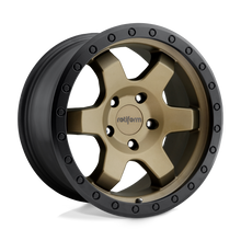 Load image into Gallery viewer, R150179075+01 - Rotiform R150 Six-Or 17X9 5X127  1mm Matte Bronze Black Bead Ring - Rotiform Wheels Canada