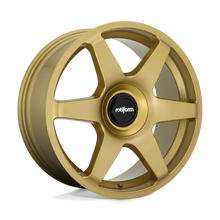 Charger l'image dans la galerie, R118188514+45 - Rotiform R118 Six 18X8.5 5X112 / 5X100 45mm Matte Gold - Rotiform Wheels Canada