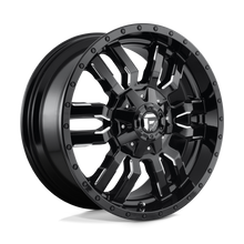 Load image into Gallery viewer, D59520907563 - Fuel Off-Road D595 Sledge 20X9 5X127 ET 35mm Gloss Black Milled - Fuel Off-Road Wheels Canada