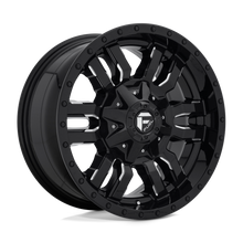 Charger l'image dans la galerie, D59518908257 - Fuel Off-Road D595 Sledge 18X9 8X165.1 20mm Gloss Black Milled - Fuel Off-Road Wheels Canada