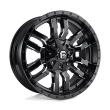 Charger l'image dans la galerie, D59522201747 - Fuel Off-Road D595 Sledge 22X12 8X170 -44 mm Gloss Black Milled - Fuel Off-Road Wheels Canada