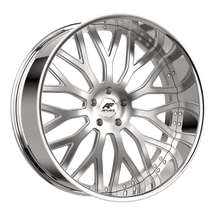 Charger l'image dans la galerie, SOR22105BL16R5BCX - Amani Sorleno 22X10 Blank 5mm Brush Center Chrome Lip - Amani Wheels Canada