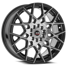Load image into Gallery viewer, SP-5218805938GBM - Spec-1 SP-52 18X8 4X100 38mm Gloss Black &amp; Machined - Spec-1 Wheels Canada