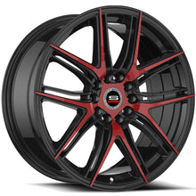 Load image into Gallery viewer, SP-5620853638BMR - Spec-1 SP-56 20X8.5 5X114.3 / 5X112 38mm Gloss Black &amp; Red Machined - Spec-1 Wheels Canada