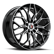 Load image into Gallery viewer, SP-5717753242BM - Spec-1 SP-57 17X7.5 5X108 42mm Gloss Black &amp; Machined - Spec-1 Wheels Canada