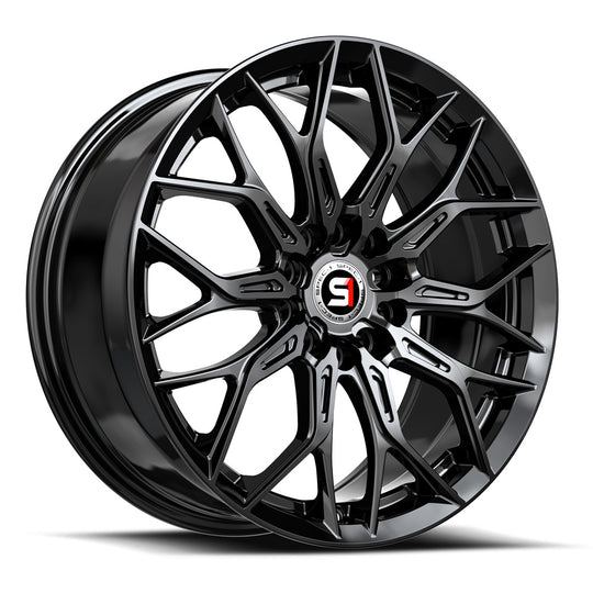 SP-5717753842GB - Spec-1 SP-57 17X7.5 5X120 / 5X114.3 42mm Gloss Black - Spec-1 Wheels Canada