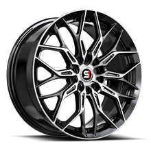 Load image into Gallery viewer, SP-57188938BM - Spec-1 SP-57 18X8 4X114.3 / 4X100 38mm Gloss Black &amp; Machined - Spec-1 Wheels Canada