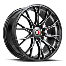 Charger l'image dans la galerie, SP-591775942BMU - Spec-1 SP-59 17X7.5 4X114.3 / 4X100 42mm Gloss Black &amp; Machined &amp; Undercut - Spec-1 Wheels Canada