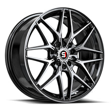 Load image into Gallery viewer, SP-601883638BM - Spec-1 SP-60 18X8 5X112 / 5X114.3 38mm Gloss Black &amp; Machined - Spec-1 Wheels Canada