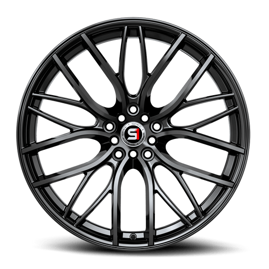 SP-611782342GB - Spec-1 SP-61 17X8 5X100 42mm Gloss Black - Spec-1 Wheels Canada