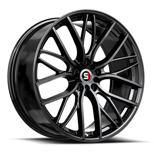 SP-611782842GB - Spec-1 SP-61 17X8 5X114.3 / 5X105 42mm Gloss Black - Spec-1 Wheels Canada