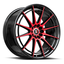 Load image into Gallery viewer, SP-641782342BMR - Spec-1 SP-64 17X8 5X100 / 5X114.3 42mm Gloss Black &amp; Red Machined - Spec-1 Wheels Canada