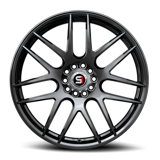 SP-65178942GB - Spec-1 SP-65 17X8 4X100 42mm Gloss Black - Spec-1 Wheels Canada