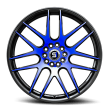 Load image into Gallery viewer, SP-651783542GBBLM - Spec-1 SP-65 17X8 5X110 42mm Gloss Black &amp; Blue Machined - Spec-1 Wheels Canada