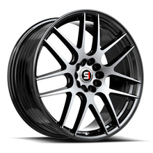 Load image into Gallery viewer, SP-65189BL38BM - Spec-1 SP-65 18X9 Blank 4X/5X 38mm Gloss Black &amp; Machined - Spec-1 Wheels Canada