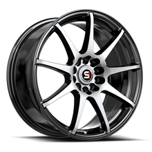 Load image into Gallery viewer, SP-67177942BM - Spec-1 SP-67 17X7 4X100 42mm Gloss Black &amp; Machined - Spec-1 Wheels Canada