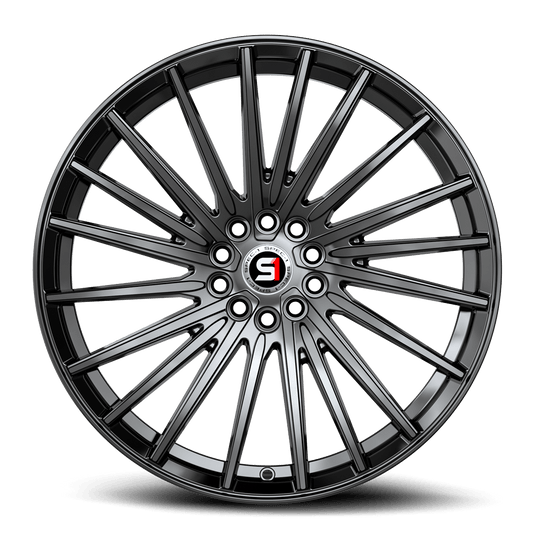 SP-681775942GB - Spec-1 SP-68 17X7.5 4X100 42mm Gloss Black - Spec-1 Wheels Canada