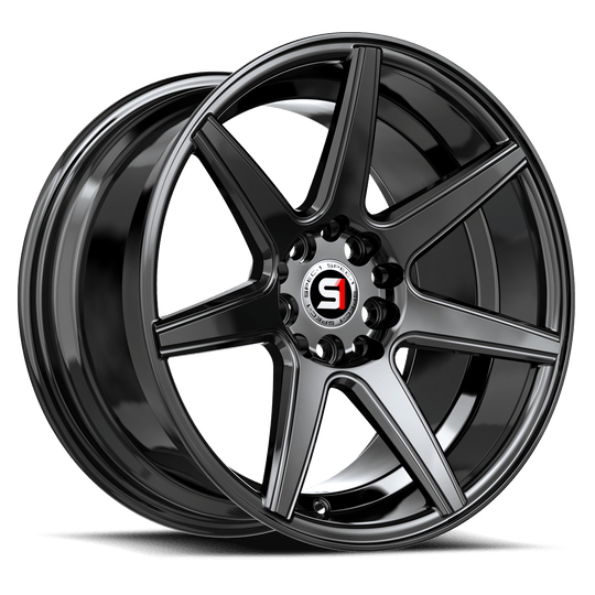 SP-73188938GB - Spec-1 SP-73 18X8 4X100 38mm Gloss Black - Spec-1 Wheels Canada