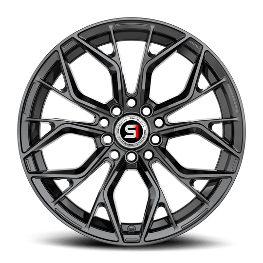 SP-761565920GB - Spec-1 SP-76 15X6.5 4X100 20mm Gloss Black - Spec-1 Wheels Canada