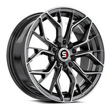 Load image into Gallery viewer, SP-7616652320BM - Spec-1 SP-76 16X6.5 5X100 / 5X114.3 20mm Gloss Black &amp; Machined - Spec-1 Wheels Canada