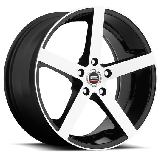 SP10S-19101638GBM - Spec-1 SP-10 19X10 5X114.3 38mm Gloss Black & Machined - Spec-1 Wheels Canada