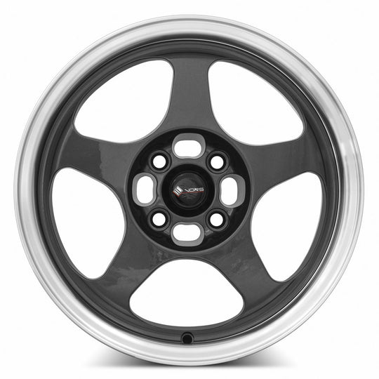 SP01157040035HB - Vors SP1 15X7 4X100 35MM Hyper Black Machine Lip - Vors Wheels Canada