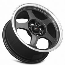 Load image into Gallery viewer, SP01157040035HB-498 - Vors SP1 15X7 4X98 35MM Hyper Black Machine Lip - Vors Wheels Canada