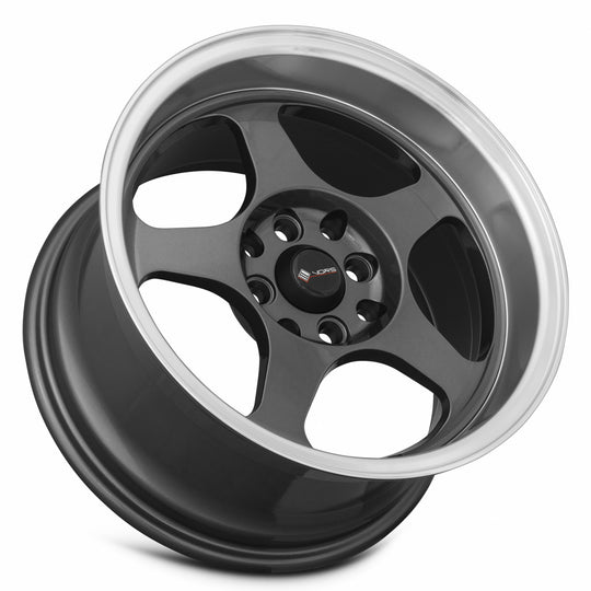 SP0116808H20HB-498 - Vors SP1 16X8 4X98 20MM Hyper Black Machine Lip - Vors Wheels Canada