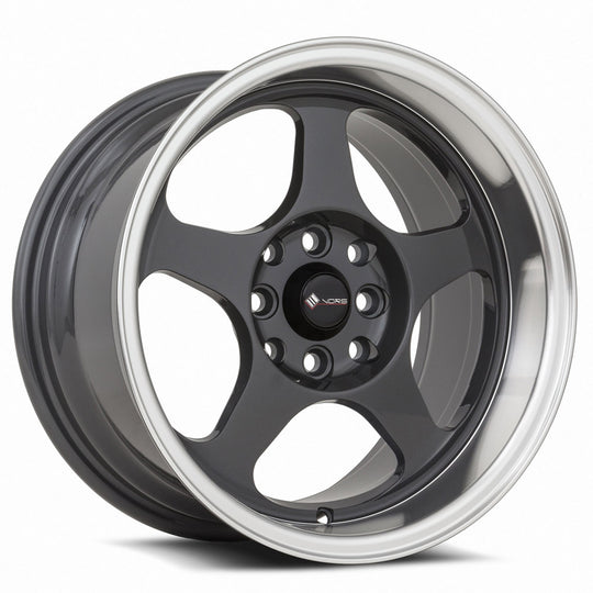 SP0116808H20HB-498 - Vors SP1 16X8 4X98 20MM Hyper Black Machine Lip - Vors Wheels Canada