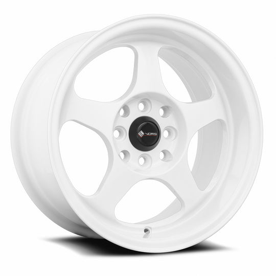 SP0115808H20W-408 - Vors SP1 15X8 4X108 20MM All White - Vors Wheels Canada