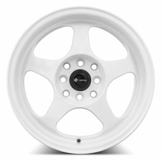 SP0115808H20W-408 - Vors SP1 15X8 4X108 20MM All White - Vors Wheels Canada