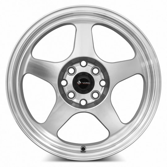 SP0116708H38SF-498 - Vors SP1 16X7 4X98 38MM Silver Machine Face Lip - Vors Wheels Canada