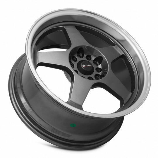 SP01178010H35HB-520 - Vors SP1 17X8 5X120 35MM Hyper Black Machine Lip - Vors Wheels Canada