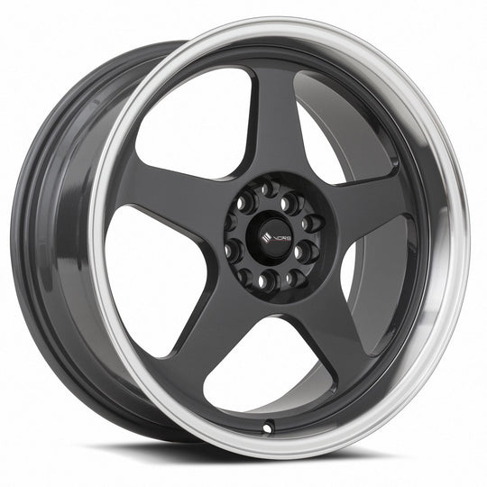SP01188010H35HB-512 - Vors SP1 18X8 5X112 35MM Hyper Black Machine Lip - Vors Wheels Canada
