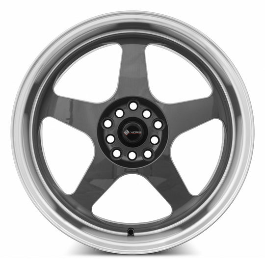 SP01179010H30HB-508 - Vors SP1 17X9 5X108 30MM Hyper Black Machine Lip - Vors Wheels Canada