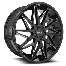 Load image into Gallery viewer, SPL00324104040GBML - Spec-1 SPL-003 24X10 Blank 5X 40mm Gloss Black &amp; Milled - Spec-1 Wheels Canada